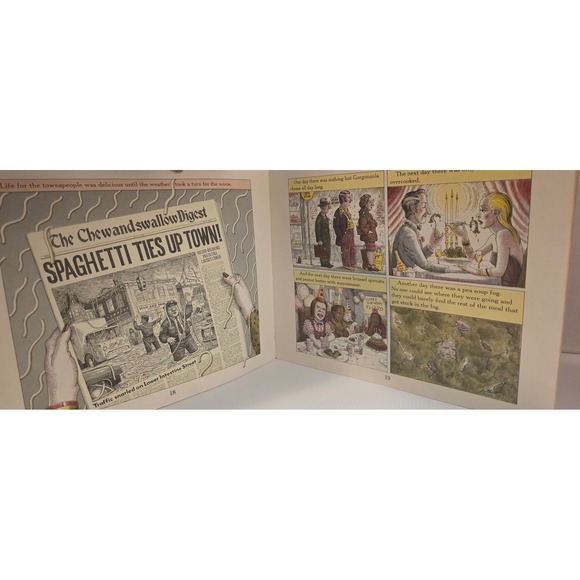 Cloudy With a Chance of Meatballs Vintage Book 1989 Houghton Mifflin Preowned - Picture 15 of 16